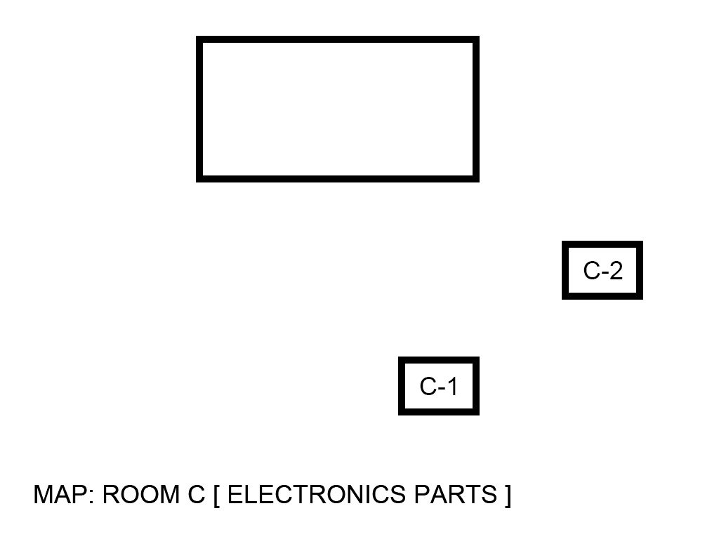 Image, map. Room C(C1~C2). Electronic parts