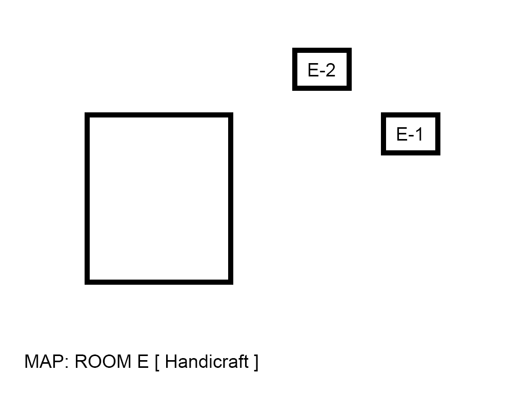 Image, map. Room E(E1~E2). Handicraft