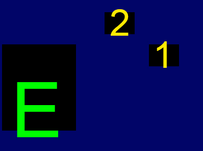 Image, map(blue color). Room E(E1~E2).  Handicraft