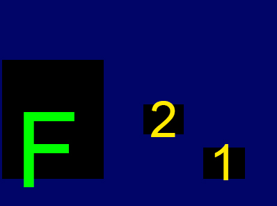 Image, map(blue color). Room F(F1~F2).  Handicraft