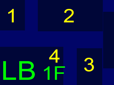 Image, map. LB, 1F. - Libray Parts